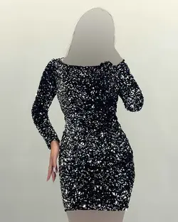 پیراهن پولکی - کد 6163A5