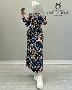 پیراهن مخمل - کد 6180U