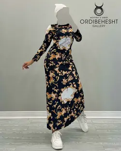 پیراهن مخمل - کد 6180U