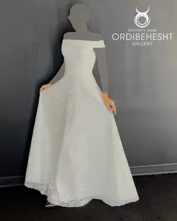 پیراهن گیپور - کد 6195E