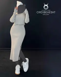 بلوز + دامن - کد 6245F3