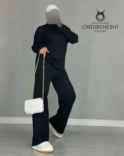 بلوز شلوار بافت - کد 6358D5