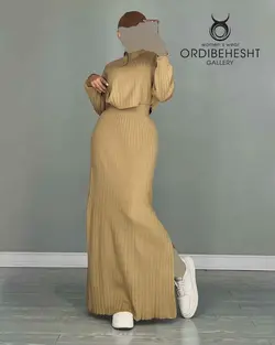 بلوز دامن بافت - کد 6365P