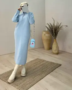 پیراهن بافت - کد 6504M