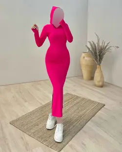 پیراهن بلند - کد 6545E4