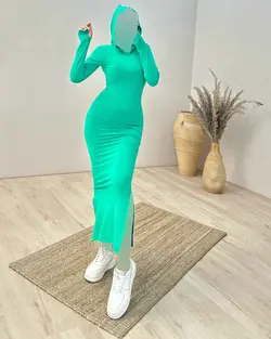 پیراهن بلند - کد 6545E4