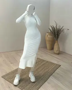 پیراهن بلند - کد 6545E4