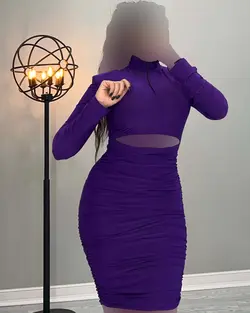 پیراهن ریون جلو باز - کد 1802