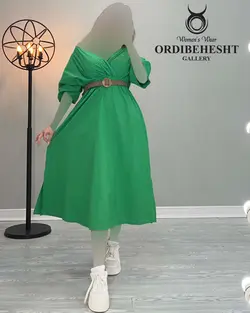 پیراهن آستین خفاشی بلند - کد 1872