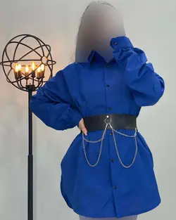 شومیز جلو پلیسه - کد 1787