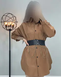 شومیز جلو پلیسه - کد 1787