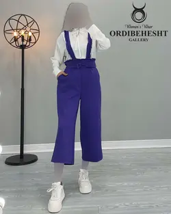 شلوار ساسبندی + شومیز - کد 1751