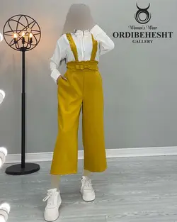 شلوار ساسبندی + شومیز - کد 1751