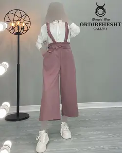 شلوار ساسبندی + شومیز - کد 1751