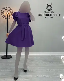 پیراهن آستین حلزونی - کد 1785