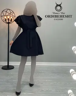 پیراهن آستین حلزونی - کد 1785