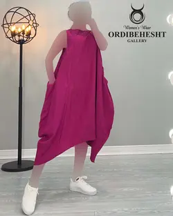 پیراهن آستین حلقه ای - کد 1789