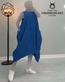 پیراهن آستین حلقه ای - کد 1789