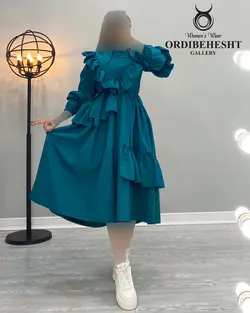 پیراهن نیم چین - کد 1697
