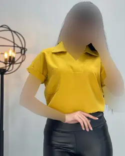 شومیز آستین کوتاه - کد 1647