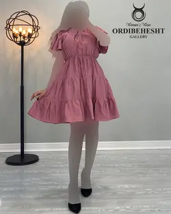 پیراهن چین دار - کد 1676