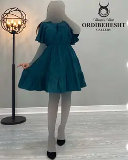 پیراهن چین دار - کد 1676