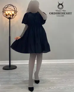 پیراهن چین دار - کد 1676