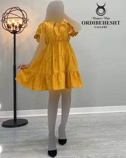 پیراهن چین دار - کد 1676