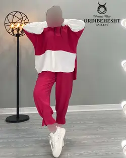 بلوز شلوار 2 رنگ - کد 1718