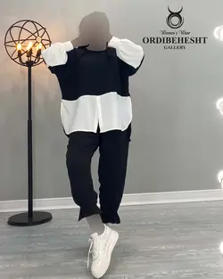 بلوز شلوار 2 رنگ - کد 1718