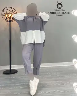 بلوز شلوار 2 رنگ - کد 1718