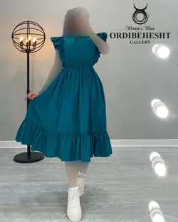 پیراهن آستین حلزونی - کد 1700