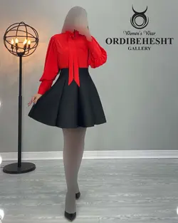 شومیز پاپیونی - کد 1627