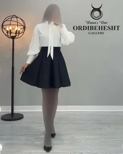 شومیز پاپیونی - کد 1627