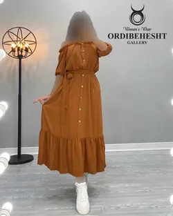 پیراهن پایین چین - کد 1629