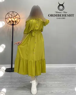 پیراهن پایین چین - کد 1629