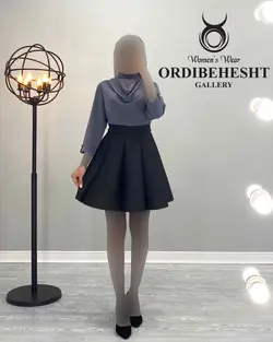 شومیز یقه بندی - کد 1605