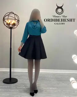 شومیز یقه بندی - کد 1605