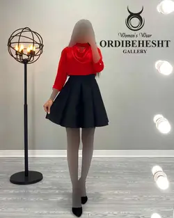 شومیز یقه بندی - کد 1605