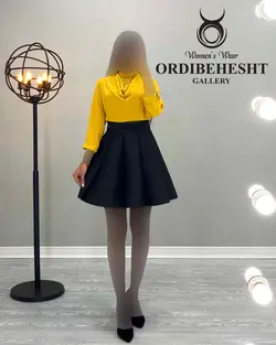 شومیز یقه بندی - کد 1605