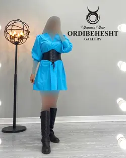 پیراهن یقه هفت - کد 1604