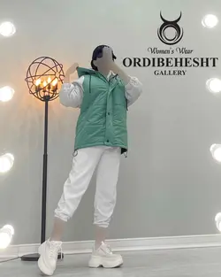 کاپشن آستین دورس - کد 1535