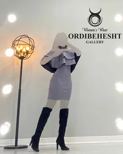 پیراهن یقه چین - کد 1514