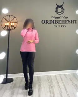 پیراهن یقه اسکی حوله ای - کد 1352