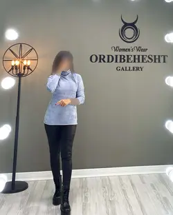 پیراهن یقه اسکی حوله ای - کد 1352