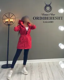 بارونی کلاه دار کمر گت - کد 1315