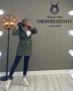 بارونی کلاه دار کمر گت - کد 1315