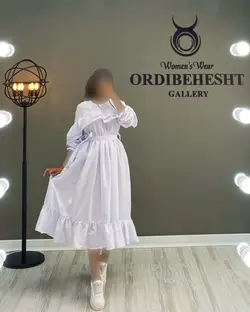 پیراهن پشت دکمه - کد 1277