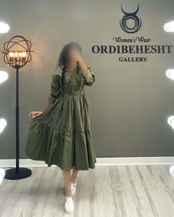 پیراهن آستین گره - کد 1171