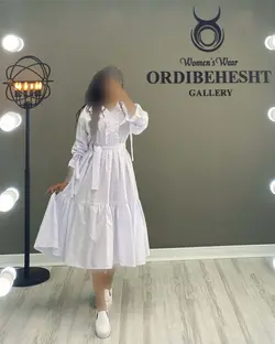 پیراهن آستین گره - کد 1171